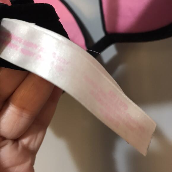 Wear Everywhere Super Push-Up Bra by Victoria's Secret PINK 32 C Black - Picture 6 of 6